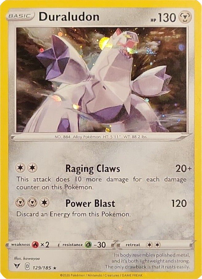 Duraludon (129/185) (Cosmos Holo) [Sword & Shield: Vivid Voltage] | Jack's On Queen