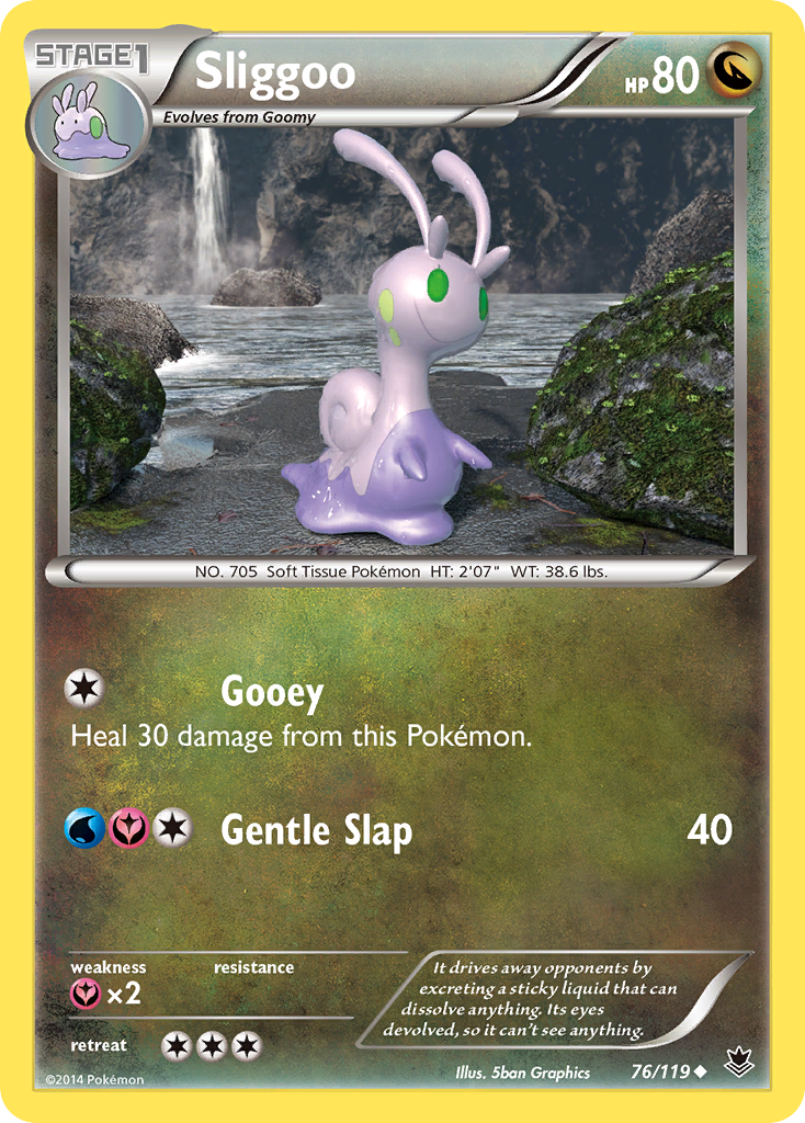 Sliggoo (76/119) [XY: Phantom Forces] | Jack's On Queen