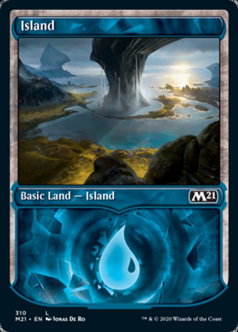 Island (Showcase) [Core Set 2021] | Jack's On Queen