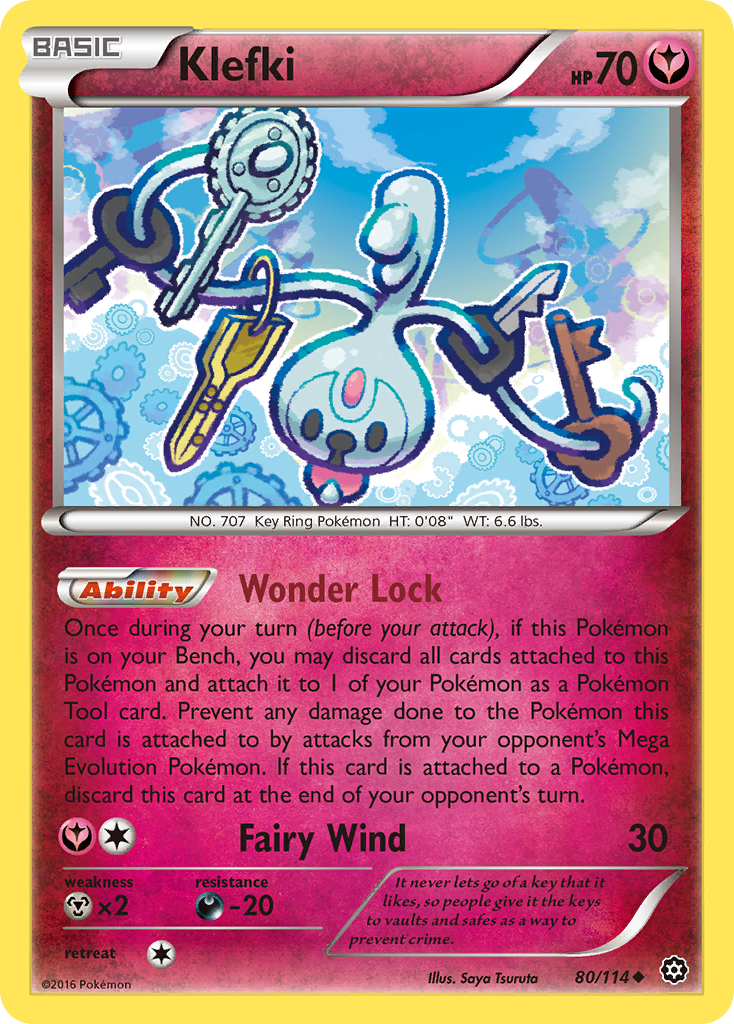 Klefki (80/114) [XY: Steam Siege] | Jack's On Queen