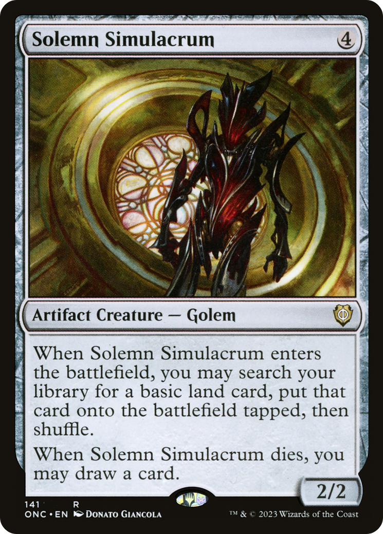 Solemn Simulacrum [Phyrexia: All Will Be One Commander] | Jack's On Queen