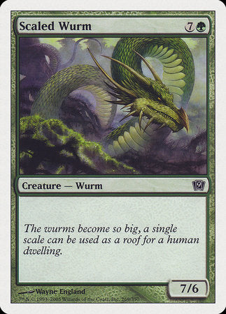 Scaled Wurm [Ninth Edition] | Jack's On Queen