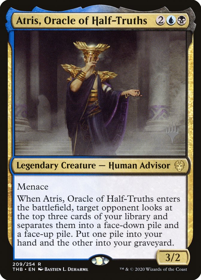 Atris, Oracle of Half-Truths (Promo Pack) [Theros Beyond Death Promos] | Jack's On Queen