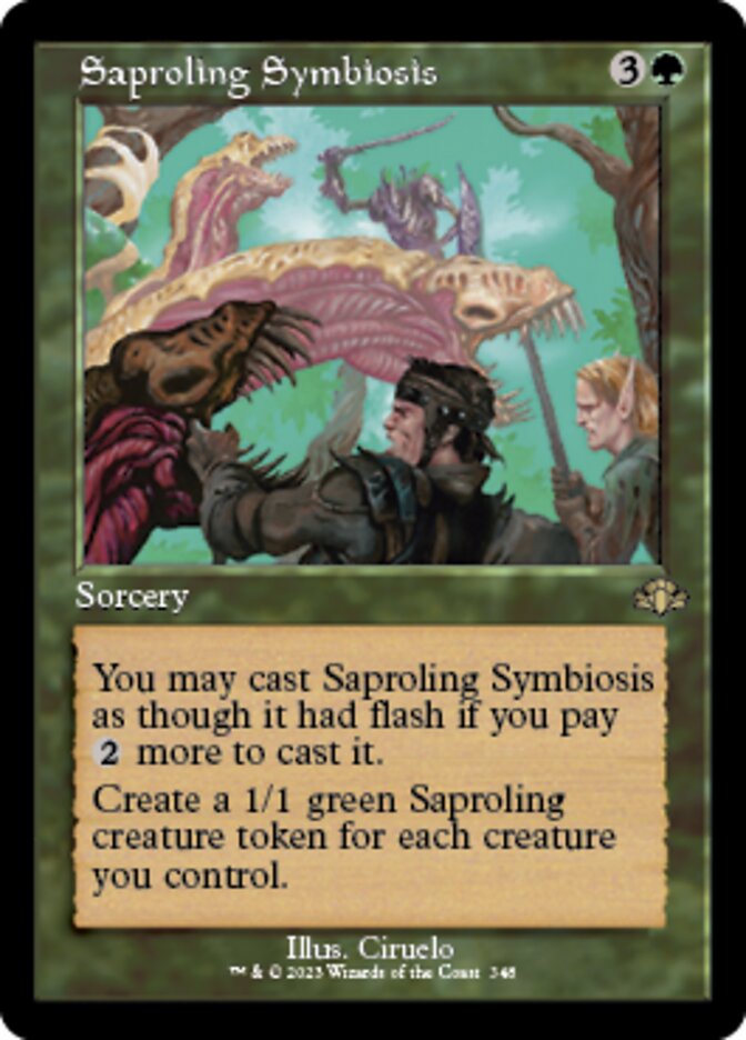 Saproling Symbiosis (Retro) [Dominaria Remastered] | Jack's On Queen