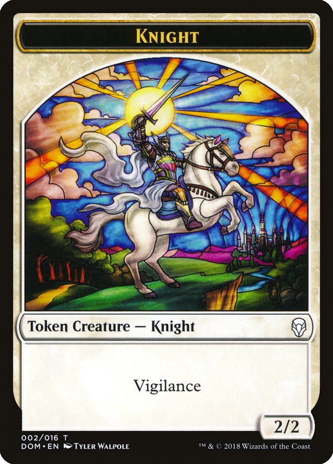 Knight (002/016) [Dominaria Tokens] | Jack's On Queen