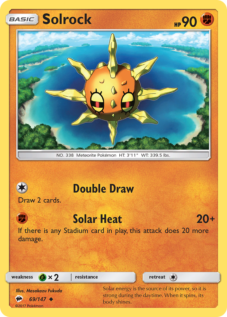 Solrock (69/147) [Sun & Moon: Burning Shadows] | Jack's On Queen