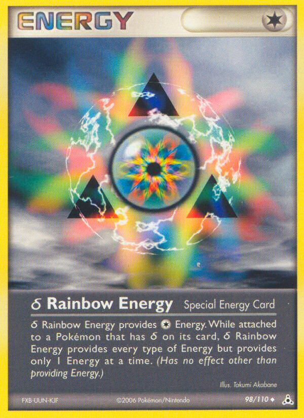 Rainbow Energy (98/110) (Delta Species) [EX: Holon Phantoms] | Jack's On Queen