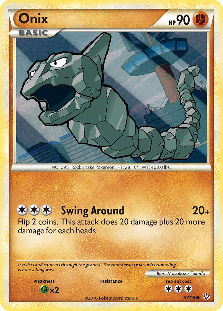 Onix (57/95) [HeartGold & SoulSilver: Unleashed] | Jack's On Queen