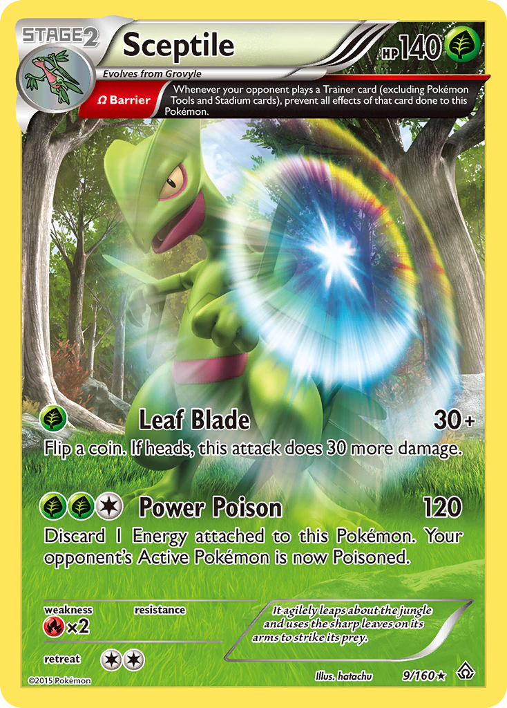 Sceptile (9/160) [XY: Primal Clash] | Jack's On Queen