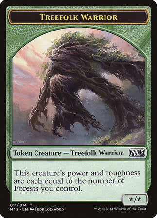 Treefolk Warrior Token [Magic 2015 Tokens] | Jack's On Queen