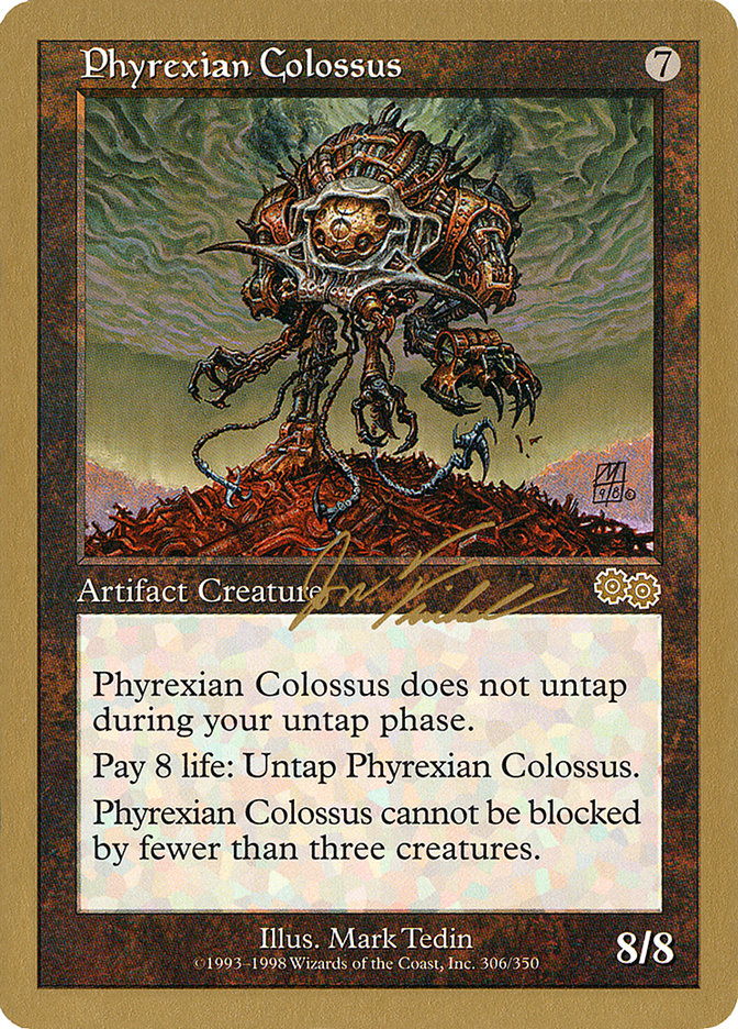 Phyrexian Colossus (Jon Finkel) [World Championship Decks 2000] | Jack's On Queen