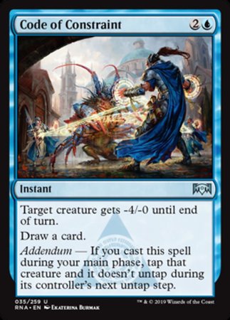 Code of Constraint [Ravnica Allegiance] | Jack's On Queen
