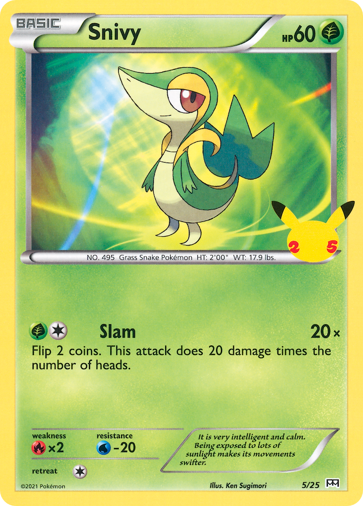 Snivy (5/25) [McDonald's 25th Anniversary] | Jack's On Queen