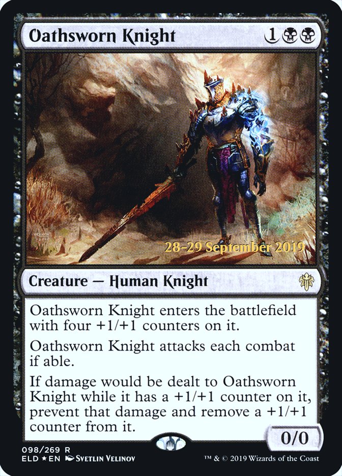 Oathsworn Knight  [Throne of Eldraine Prerelease Promos] | Jack's On Queen