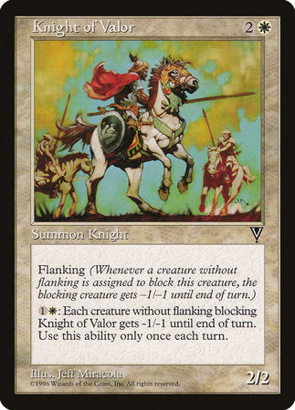 Knight of Valor [Visions] | Jack's On Queen