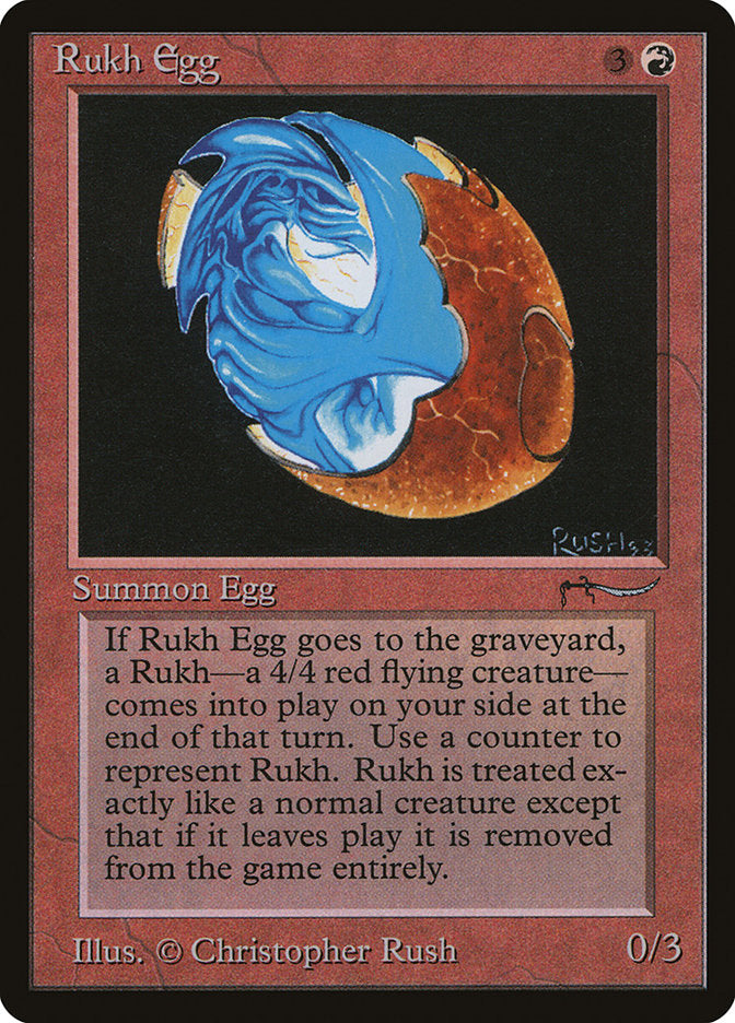 Rukh Egg (Dark Mana Cost) [Arabian Nights] | Jack's On Queen