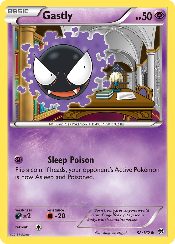 Gastly (58/162) [XY: BREAKthrough] | Jack's On Queen