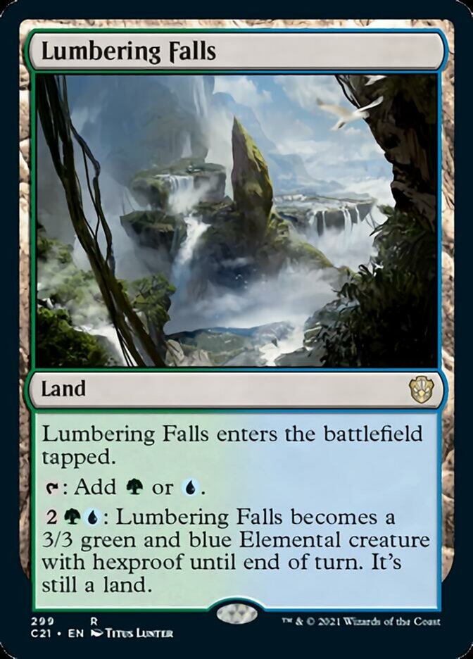 Lumbering Falls [Commander 2021] | Jack's On Queen