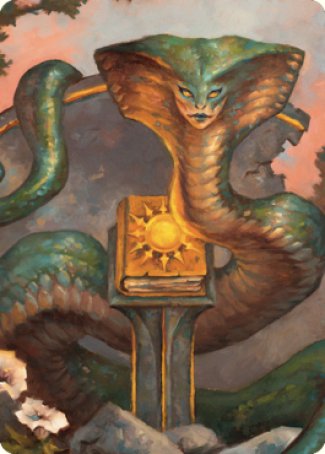 Guardian Naga Art Card [Commander Legends: Battle for Baldur's Gate Art Series] | Jack's On Queen