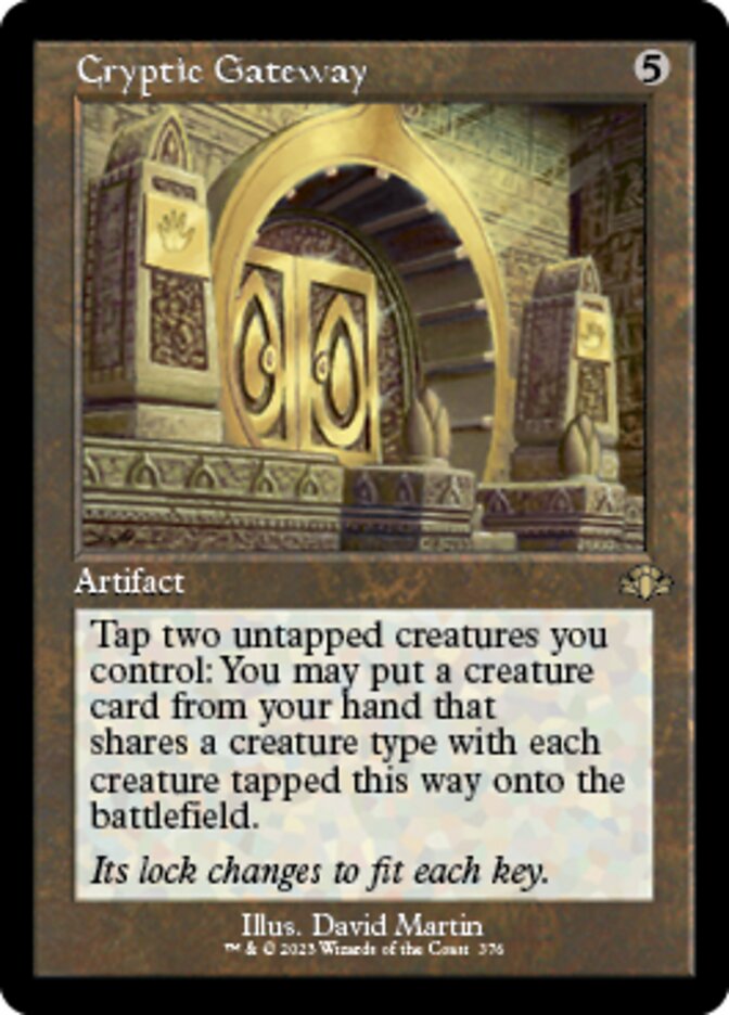 Cryptic Gateway (Retro) [Dominaria Remastered] | Jack's On Queen