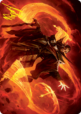 Plargg, Dean of Chaos Art Card (Gold-Stamped Signature) [Strixhaven: School of Mages Art Series] | Jack's On Queen