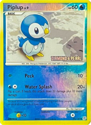 Piplup (93/130) (Diamond and Pearl) [Burger King Promos: 2008 Collection] | Jack's On Queen