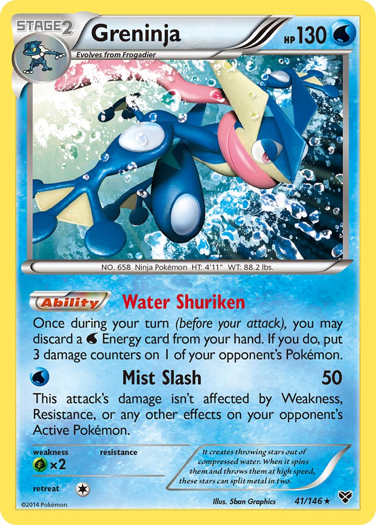 Greninja (41/146) (Cosmos Holo) (Blister Exclusive) [XY: Base Set] | Jack's On Queen