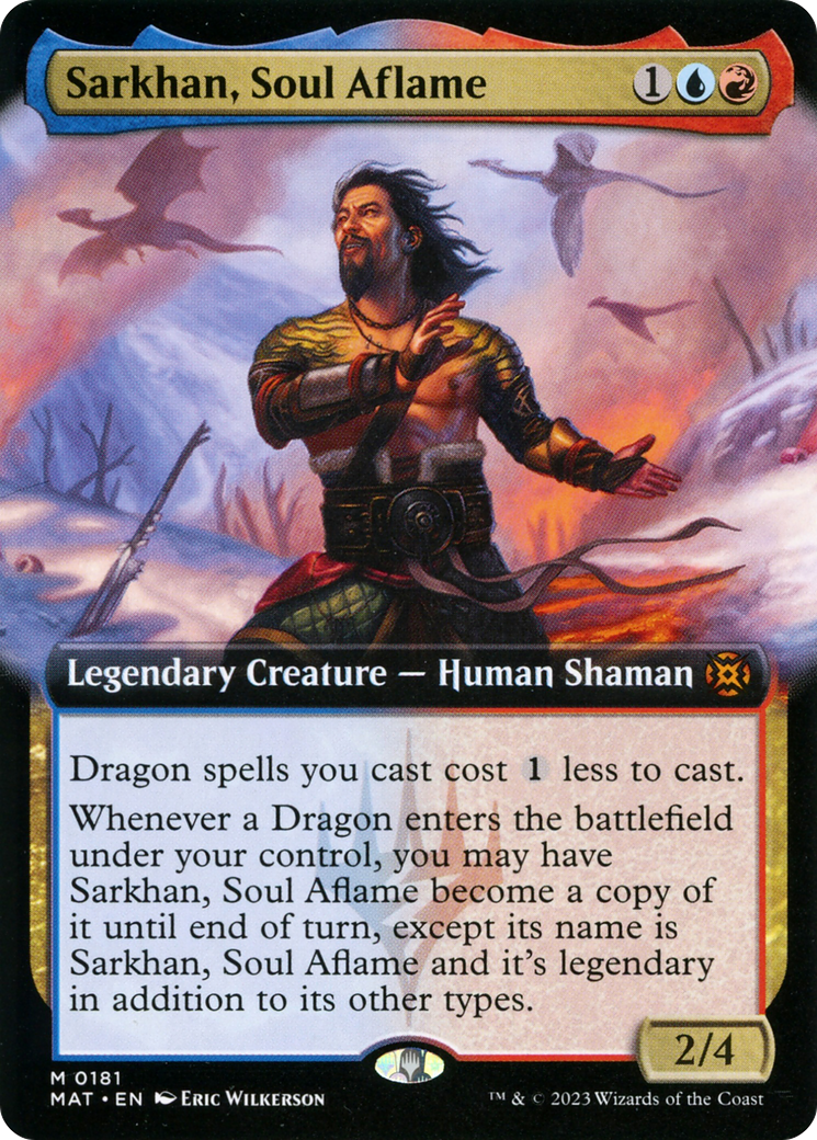 Sarkhan, Soul Aflame (Extended Art) [March of the Machine: The Aftermath] | Jack's On Queen