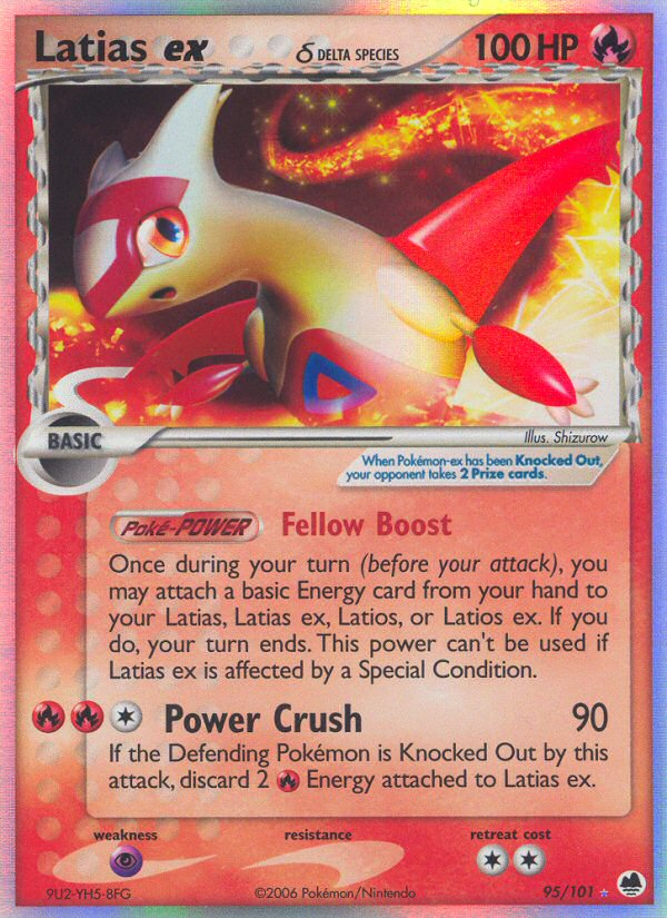 Latias ex (95/101) (Delta Species) [EX: Dragon Frontiers] | Jack's On Queen