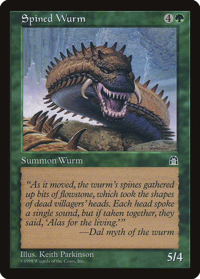 Spined Wurm [Stronghold] | Jack's On Queen