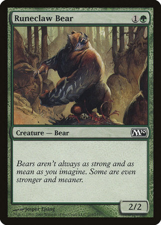 Runeclaw Bear [Magic 2010] | Jack's On Queen