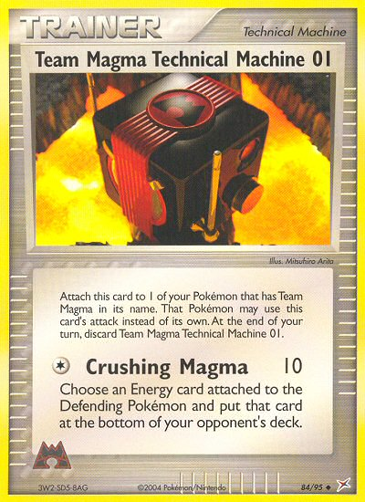 Team Magma Technical Machine 01 (84/95) [EX: Team Magma vs Team Aqua] | Jack's On Queen