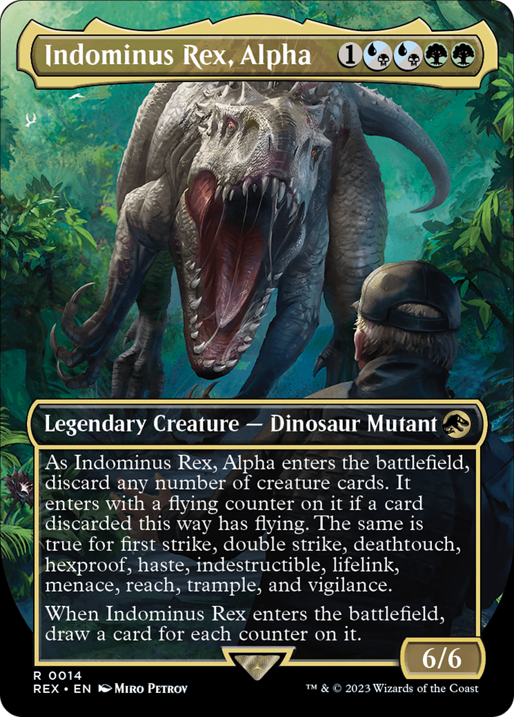 Indominus Rex, Alpha (Borderless) [Jurassic World Collection] | Jack's On Queen