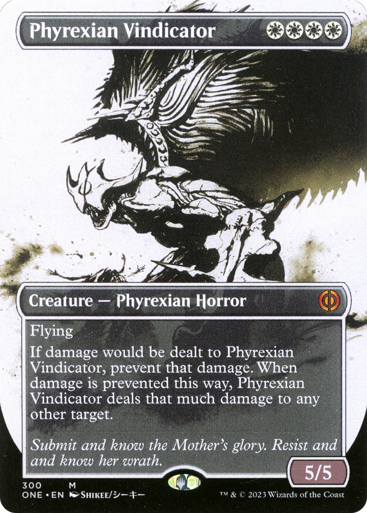 Phyrexian Vindicator (Borderless Ichor) [Phyrexia: All Will Be One] | Jack's On Queen