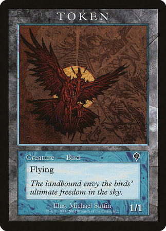 Bird Token (Invasion) [Magic Player Rewards 2001] | Jack's On Queen