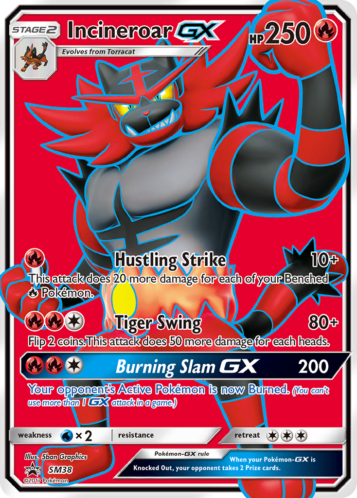 Incineroar GX (SM38) [Sun & Moon: Black Star Promos] | Jack's On Queen