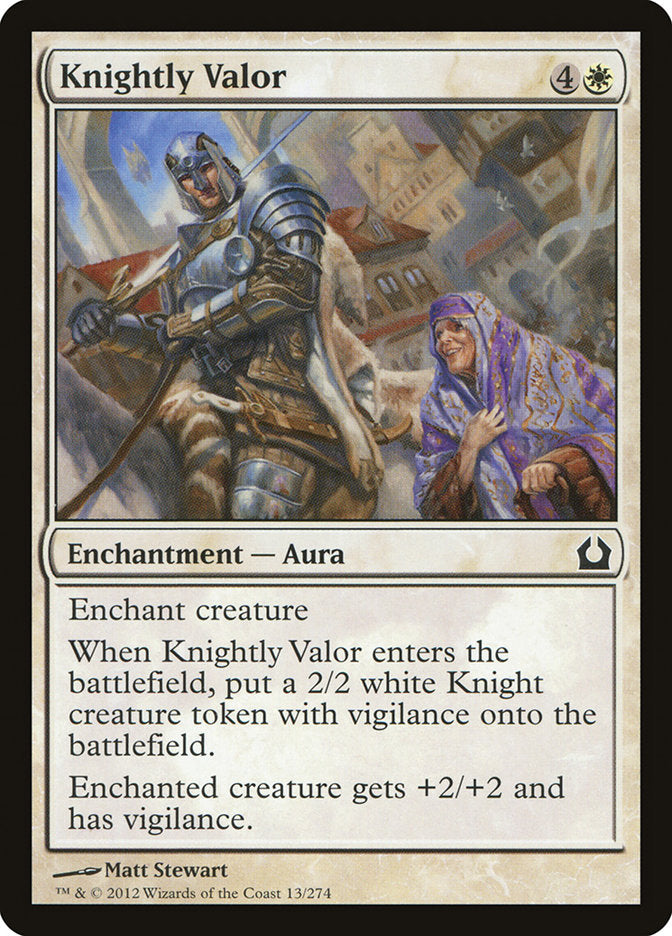 Knightly Valor [Return to Ravnica] | Jack's On Queen