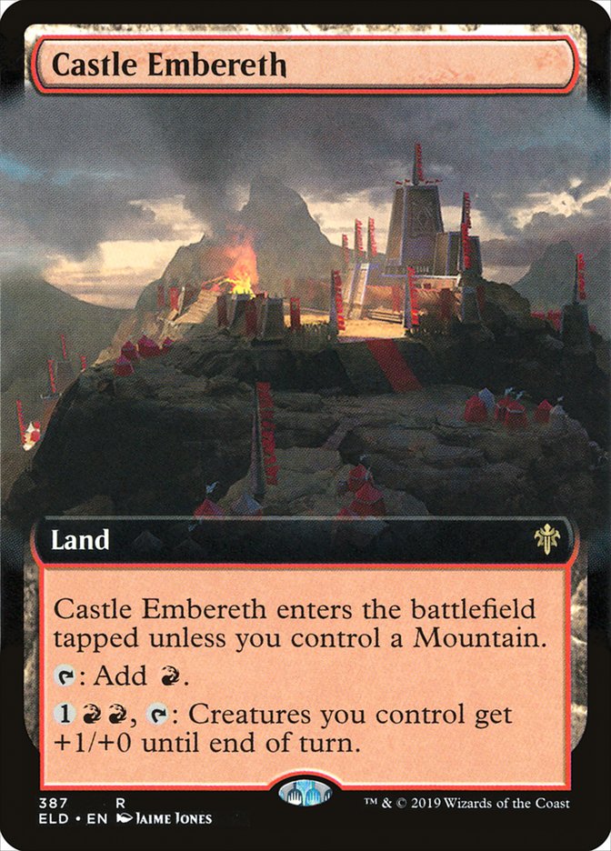 Castle Embereth (Extended Art) [Throne of Eldraine] | Jack's On Queen