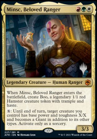 Minsc, Beloved Ranger (Promo Pack) [Dungeons & Dragons: Adventures in the Forgotten Realms Promos] | Jack's On Queen