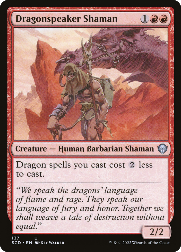 Dragonspeaker Shaman [Starter Commander Decks] | Jack's On Queen