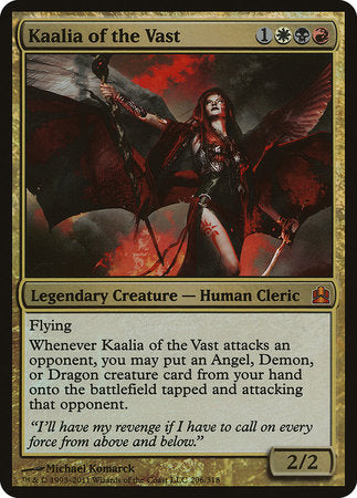 Kaalia of the Vast (Oversized) [Commander 2011 Oversized] | Jack's On Queen