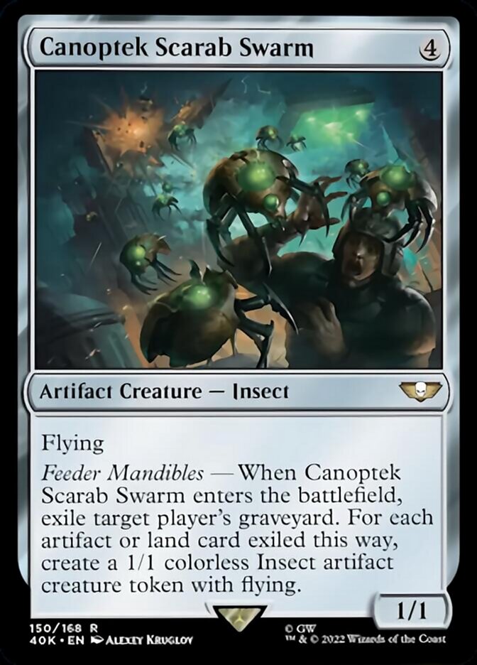 Canoptek Scarab Swarm (Surge Foil) [Universes Beyond: Warhammer 40,000] | Jack's On Queen