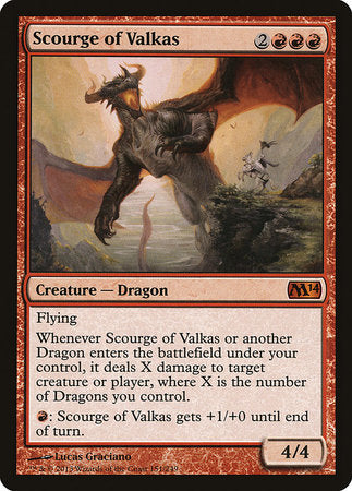 Scourge of Valkas [Magic 2014] | Jack's On Queen