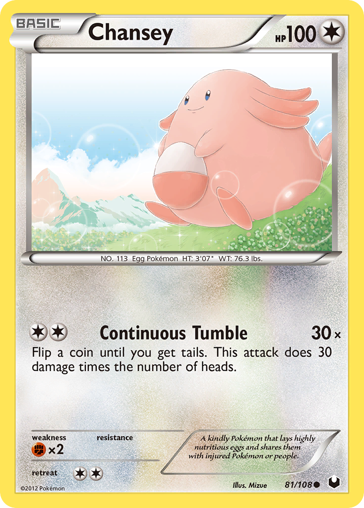 Chansey (81/108) [Black & White: Dark Explorers] | Jack's On Queen