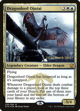 Dragonlord Ojutai [Dragons of Tarkir Promos] | Jack's On Queen