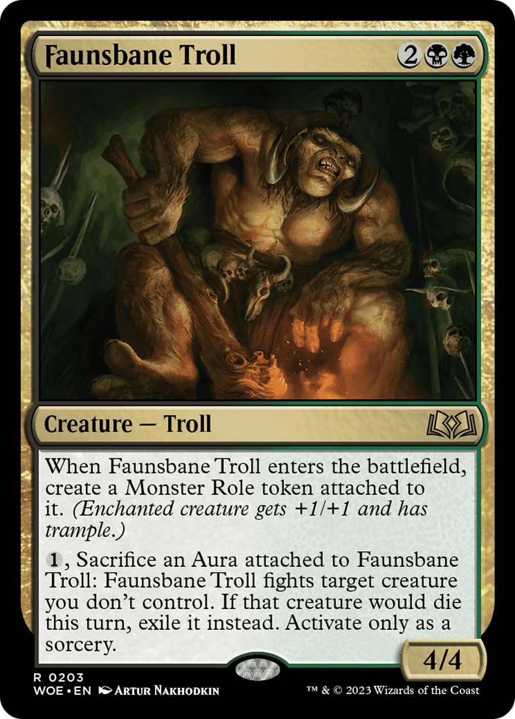 Faunsbane Troll [Wilds of Eldraine] | Jack's On Queen