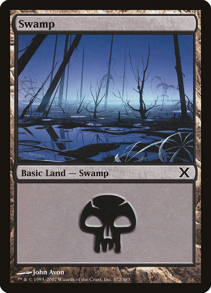 Swamp (372) [Tenth Edition] | Jack's On Queen