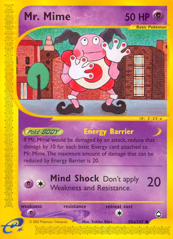 Mr. Mime (95a/147) [Aquapolis] | Jack's On Queen