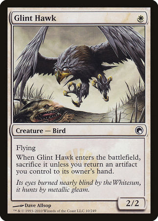 Glint Hawk [Scars of Mirrodin] | Jack's On Queen