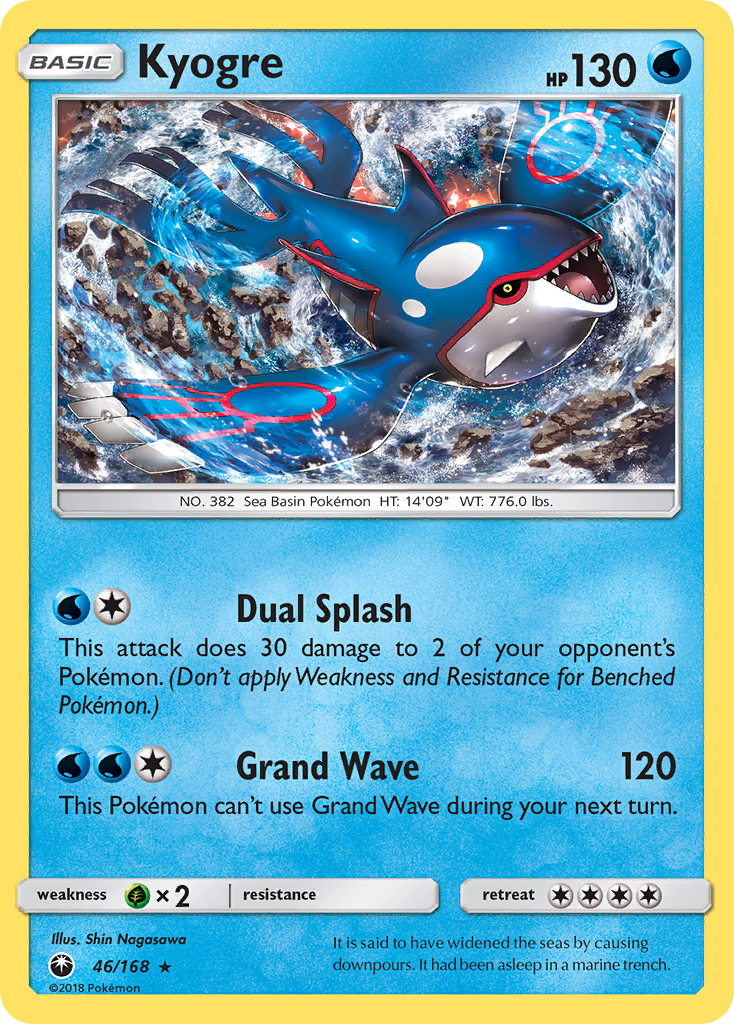 Kyogre (46/168) [Sun & Moon: Celestial Storm] | Jack's On Queen